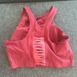 Athleta Conscious Crop Bra A-C Size Large.‎ Buttery Soft. Color Rust
